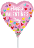 9"A Happy Valentine's Day Hearts Air-Fill flat (10 count)