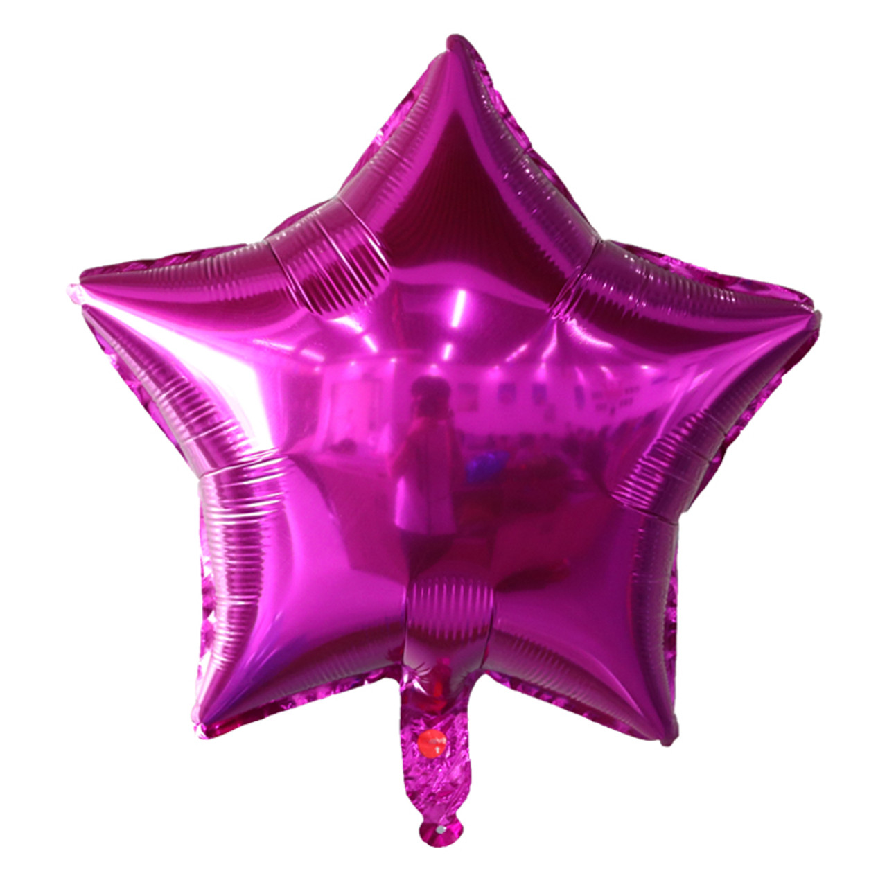 Ballon Mylar Rond Fuchsia