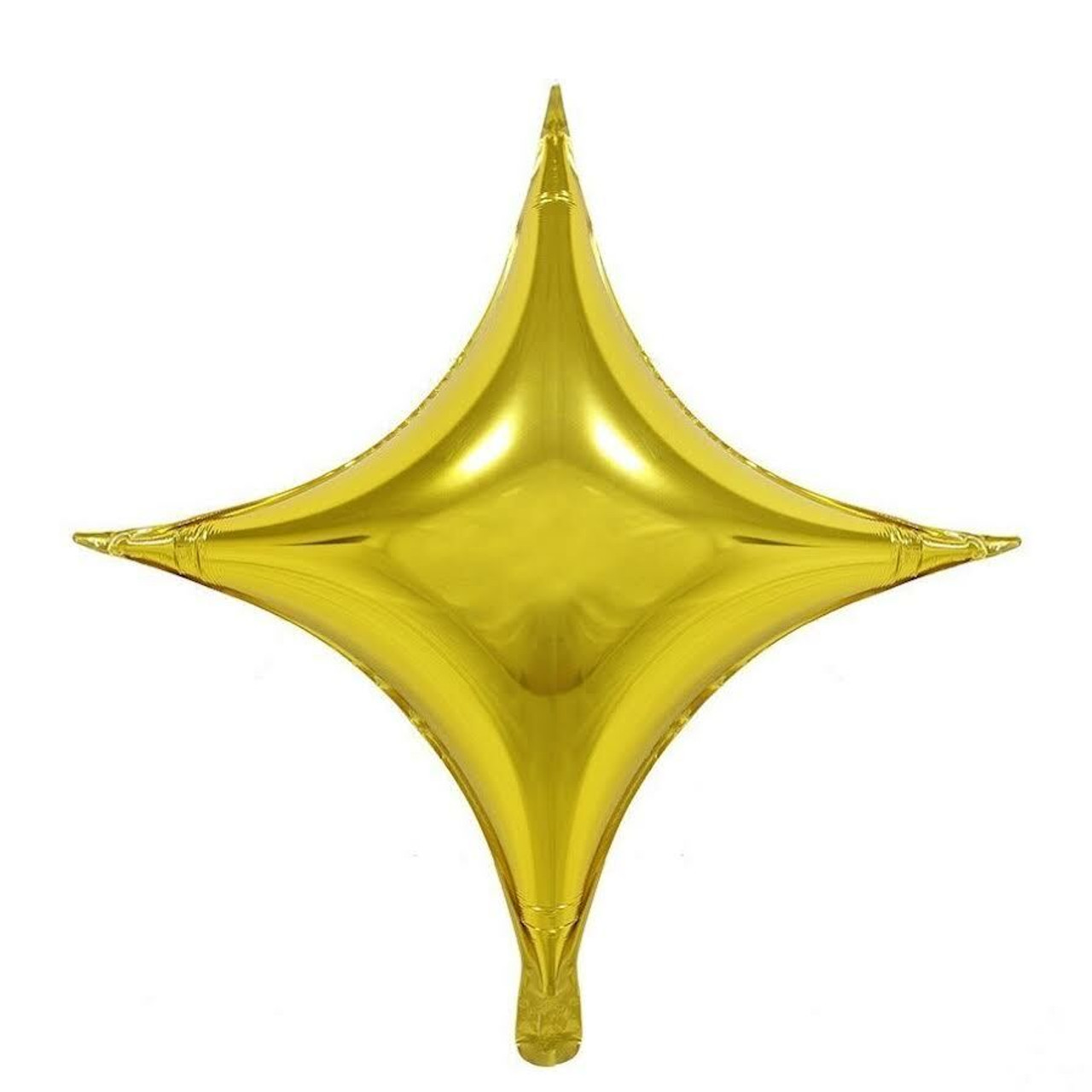 Gold Diamond Star Stickers for Clear Deco Bubble Balloons