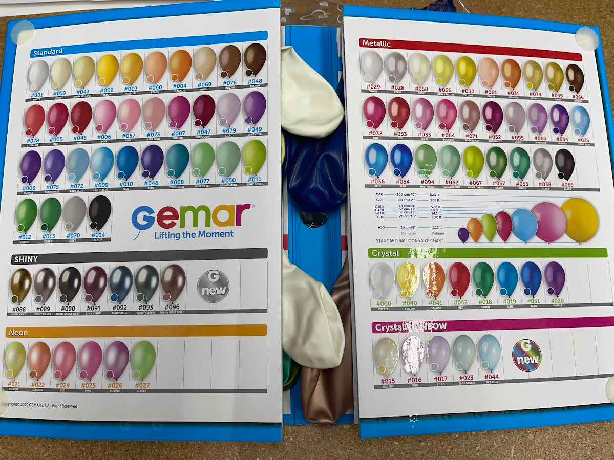 Gemar Portfolio Color Chart 2023