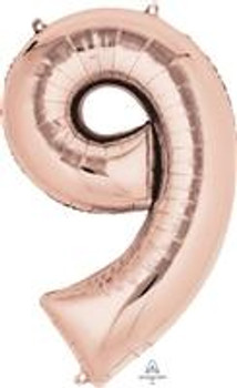 34"A Rose Gold #9 Pkg (1 count)