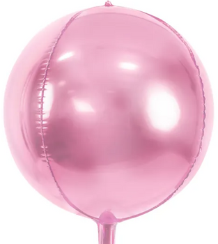 22"B Sphere Pink flat (5 count)