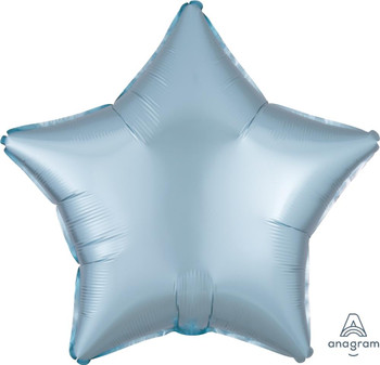 19"A Star Satin Luxe Pastel Blue (10 count)