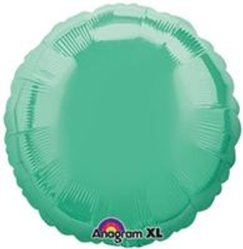 18"A Circle/ Round, Wintergreen Mylar(10 count)