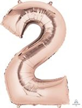 34"A Rose Gold #2 Pkg (1 count)