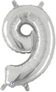 14"B Silver 9 Pkg (1 count)