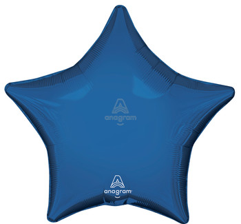 19"A Star Dark Blue flat (10 count)