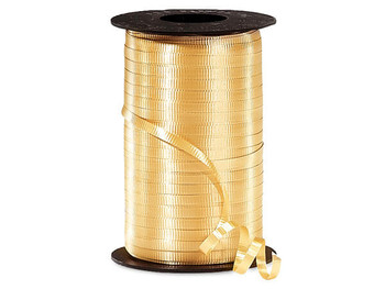 3/16" Curling Ribbon Gold (1 count)