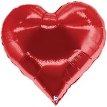 30"S Casino Heart flat (5 count)