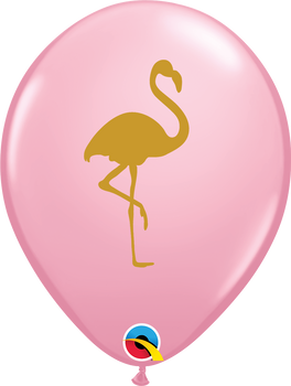 11"Q Pink Flamingo Print (50 count)