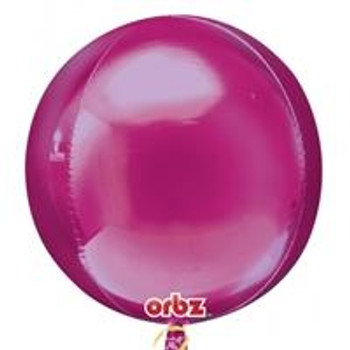 16"A Orbz Fuchsia Pink flat (3 count)