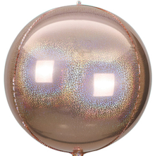 22"B Sphere Rose Gold flat (5 count)