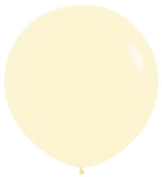 36"S Pastel Matte Yellow (2 count)