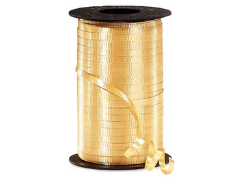 3/8" Curling Ribbon Gold (1 count)