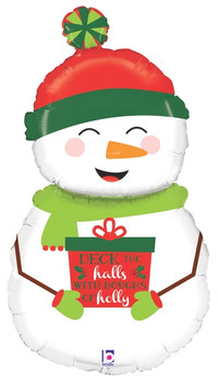 40"B Holiday Snowman (5 count)