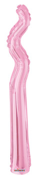 14"K Kurly, Zig Zag Pink flat (10 count)