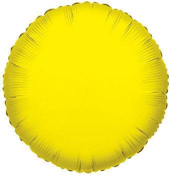 18"K Round Yellow flat (10 count)