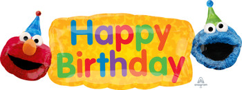 42"A Happy Birthday Sesame Street Elmo/Cookie Banner (5 count) 42"A Happy Birthday Sesame Street Elmo/Cookie Banner (5 count)