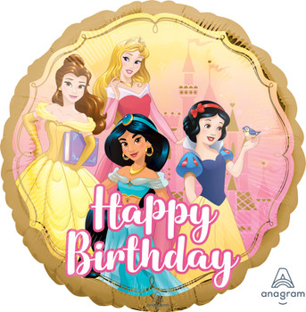 18"A Happy Birthday Disney Princess, Once Upon A Time (5 count)