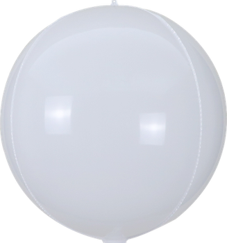 10"B Sphere White Air-Filled flat (10 count)