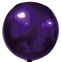 22"B Sphere Purple flat (5 count)