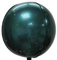 18"B Sphere Teal flat (5 count)