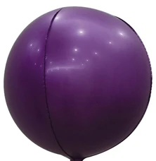 18"B Sphere Matte Purple flat (5 count)