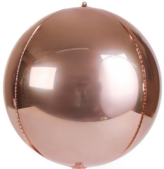 32"B Sphere Rose Gold flat (5 count)