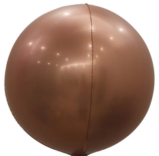 32"B Sphere Matte Rose Gold flat (5 count)