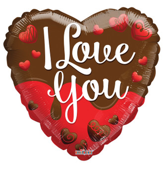 18"K I Love You Chocolate (10 count)