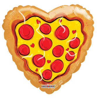 18"K Food Pizza Heart (10 count)