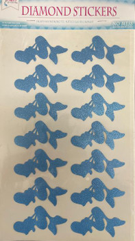 Stickers Mermaid Aqua Pkg (1 count)