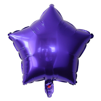 18"B Star Purple flat (10 count)