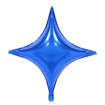 10"B 4 Point Star Blue Air-Fill flat (10 count)