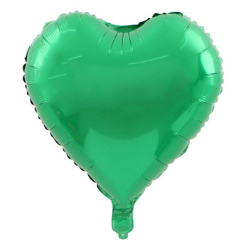 18"I Heart Green (10 count)