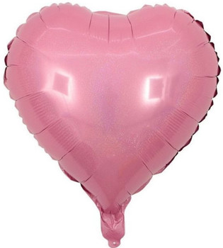 18"B Heart Holographic Light Pink (10 count) 18"B Heart Holographic Light Pink (10 count)