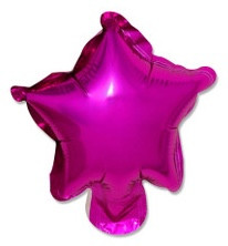 4"B Star Fuchsia flat (10 count)