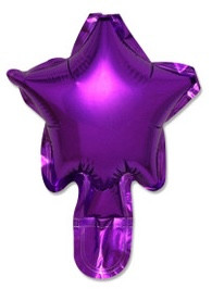 4"B Star Purple flat (10 count)