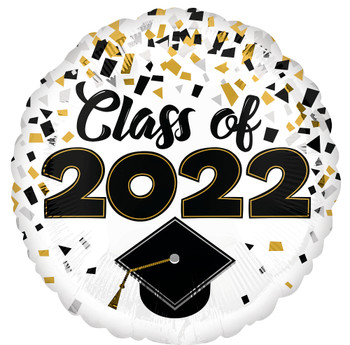 18"A Class of 2022 Confetti (10 count)