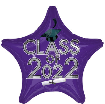 19"A Class Of 2022 Purple (10 count)