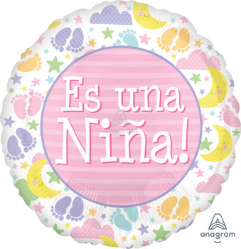 18"A Es Una Nina Pastel Icons Pkg (5 count)