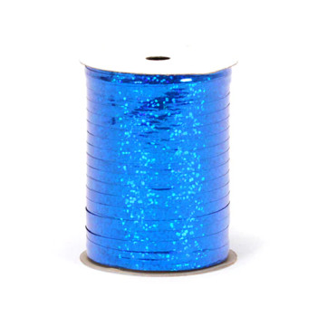 3/16" Curling Ribbon Holographic Royal Blue (1 count)