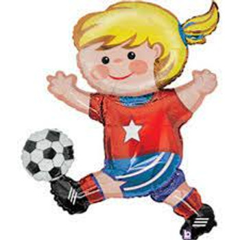 45"B Soccer Girl Pkg (1 count)