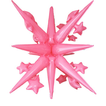 42"B Wonder Star Cluster Pink Jelli Pkg (5 count)