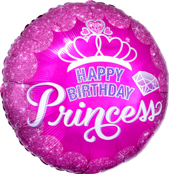 18"A Happy Birthday Princess Pkg (5 count)