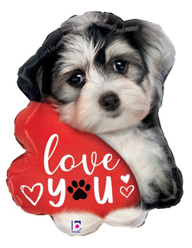 24"B Love You Puppy Pkg (5 count)