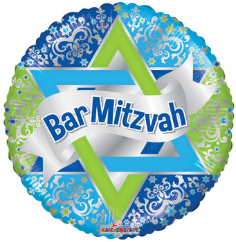18"K Bar Mitzvah (10 count)