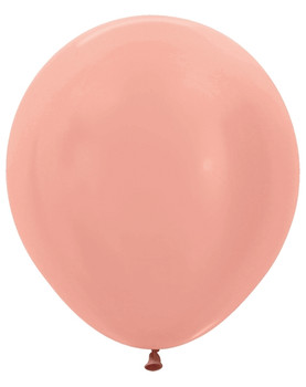 16 Geo Blossom Mandarin Orange Balloons - 25 Count — Shimmer