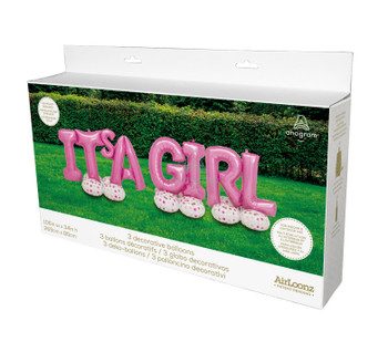 106"A Airloonz It's A Girl Multi Pkg (1 count)