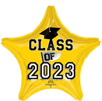 19"A Class of 2023 Yellow Star (10 count)